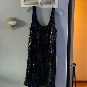Sequin tank dress